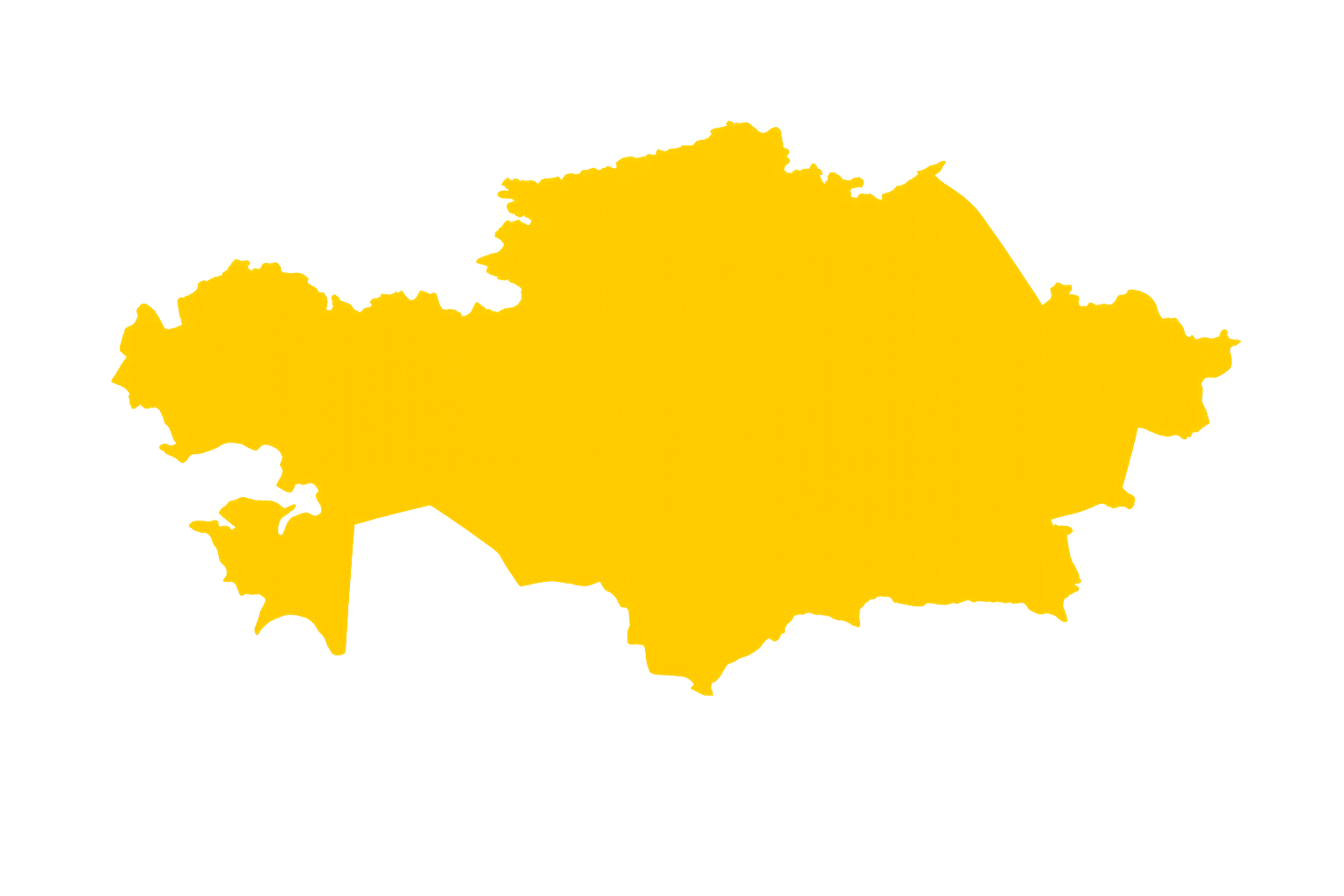 Карта Южного Казахстана